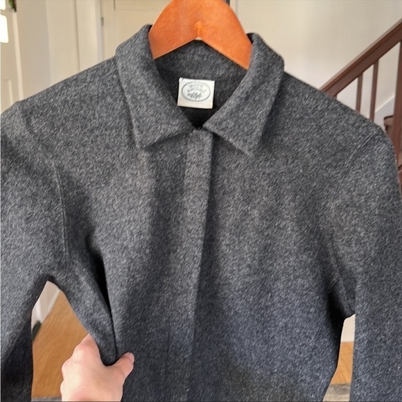 Vintage Laura Ashley Collared Light Wool Jacket S-M - Picture 1 of 10